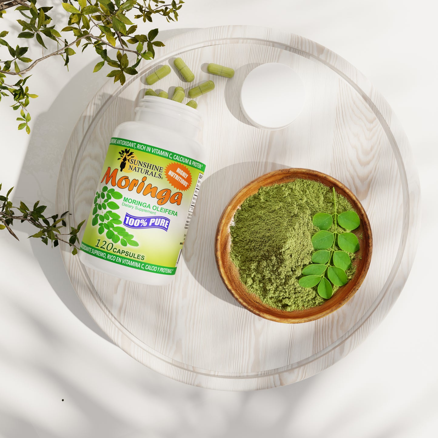 Moringa 800mg 120 Capsules