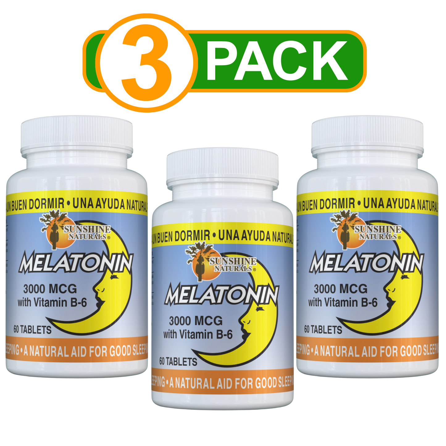 Melatonin 3000mcg 60 Tablets