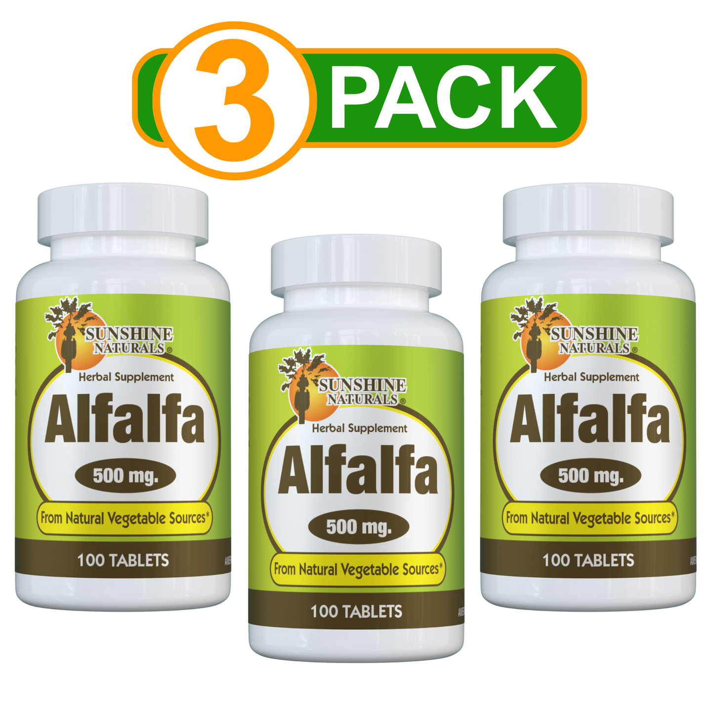 Alfalfa 500mg 100 Tablets