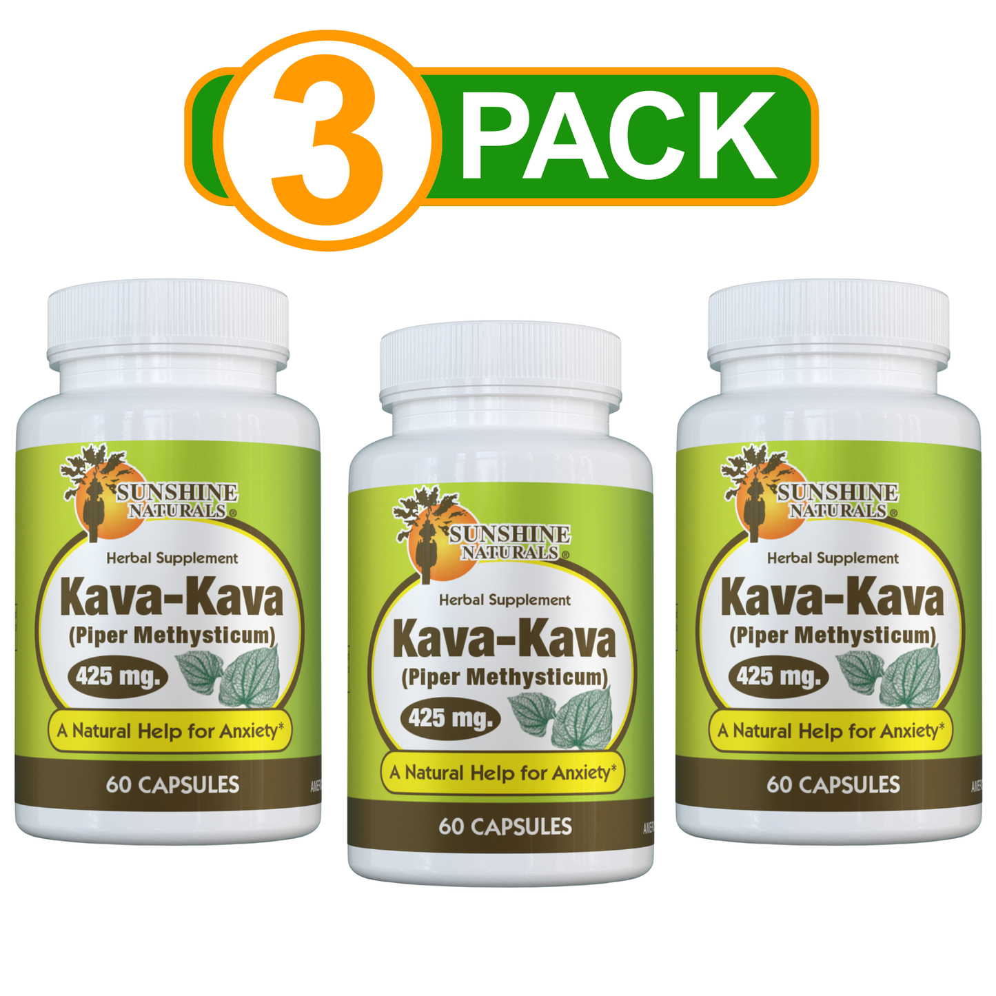 Kava Kava 425mg 60 Capsules
