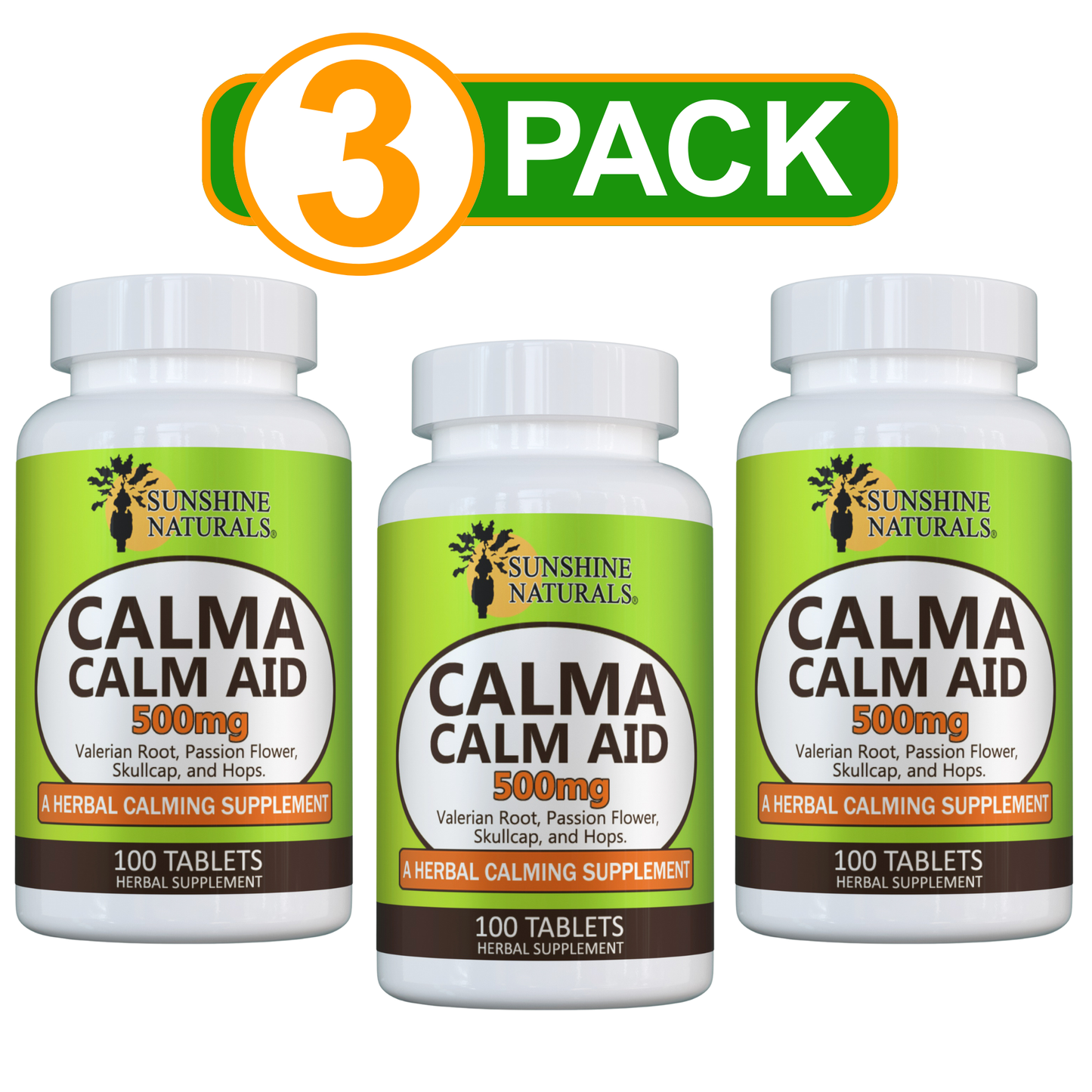 Calm Aid 500mg 100 Tablets