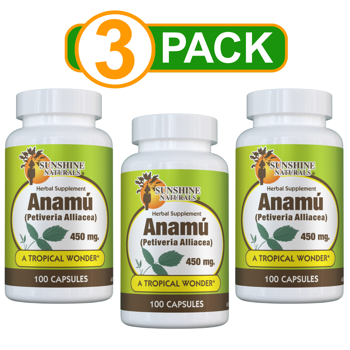 Anamu 450mg 100 Capsules