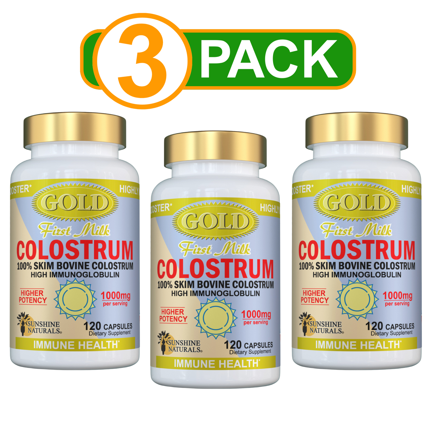 Colostrum GOLD First Milk 120 Capsules