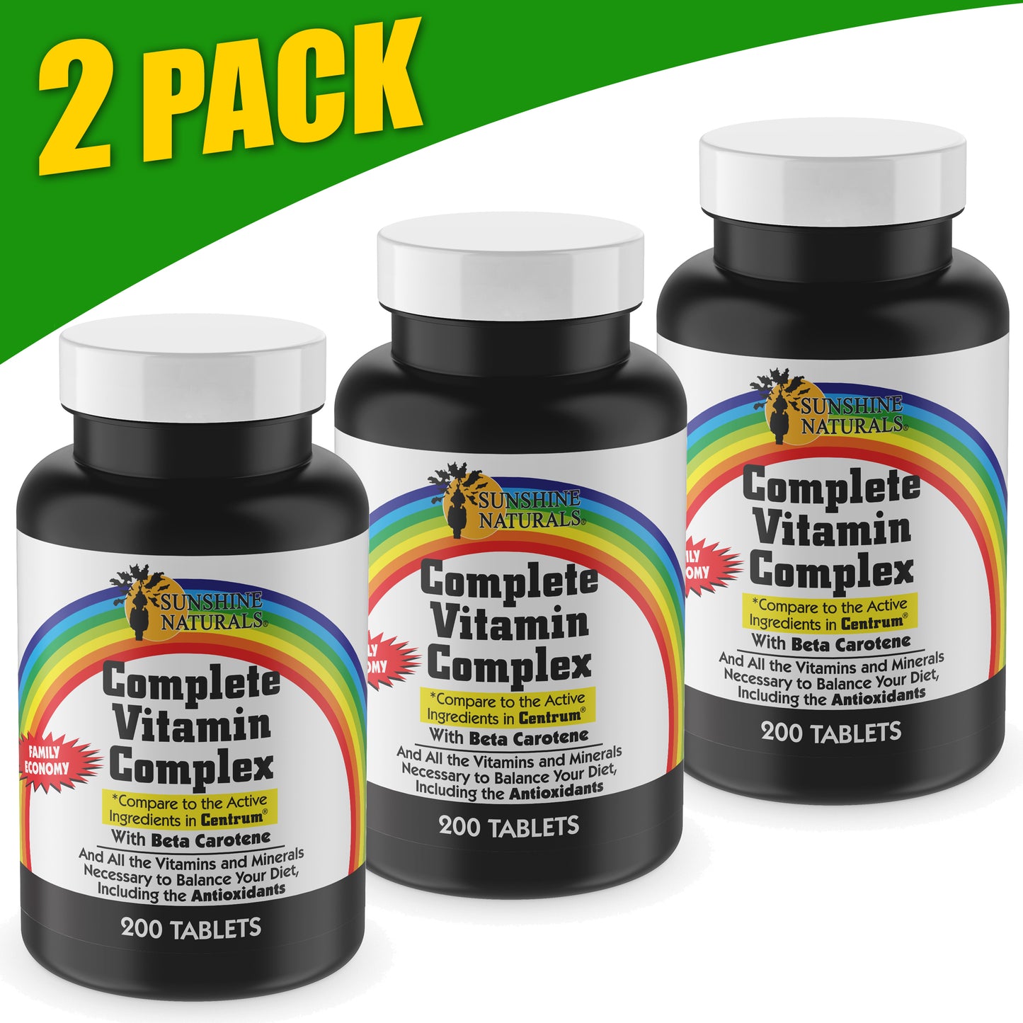 Complete Vitamin Complex 200 Tablets