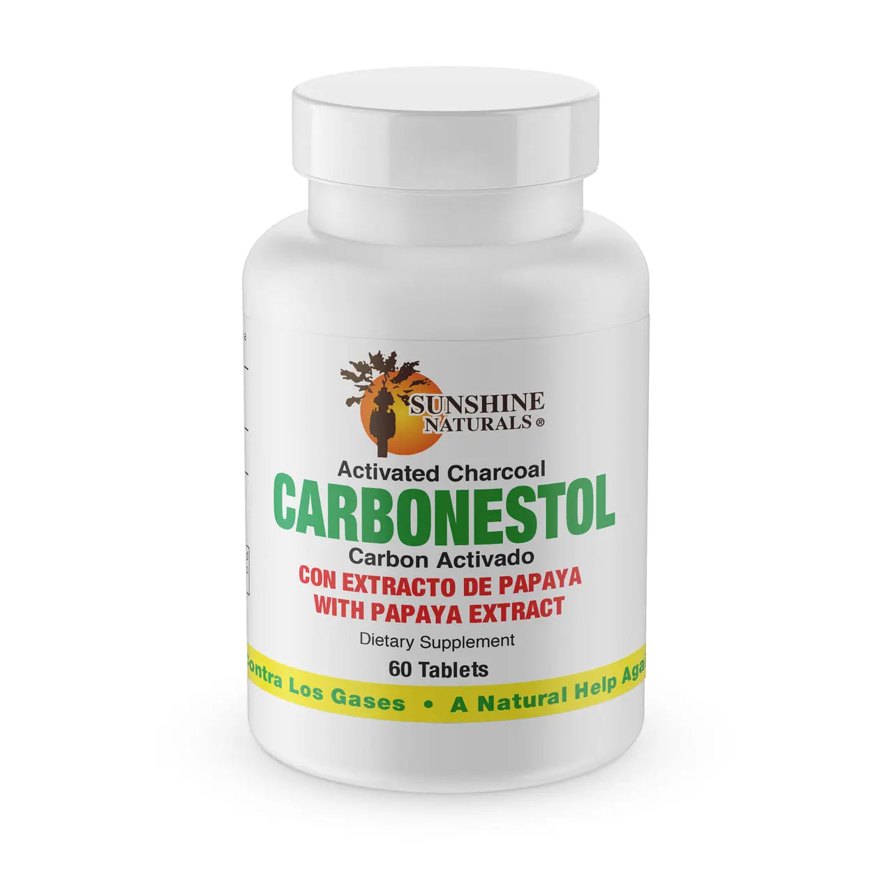 Activated Charcoal (Carbonestol) 60 Tablets Sunshinenaturals