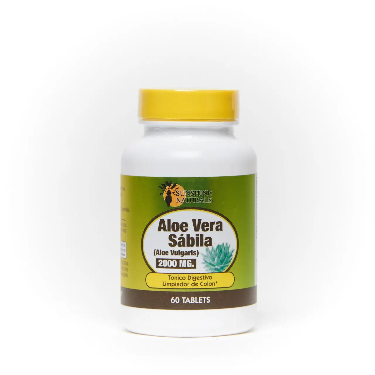 Aloe Vera Sabila 2000mg 60 Tablets Sunshinenaturals