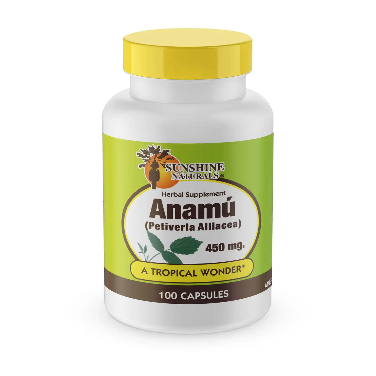 Anamu 450mg 100 Capsules Sunshinenaturals