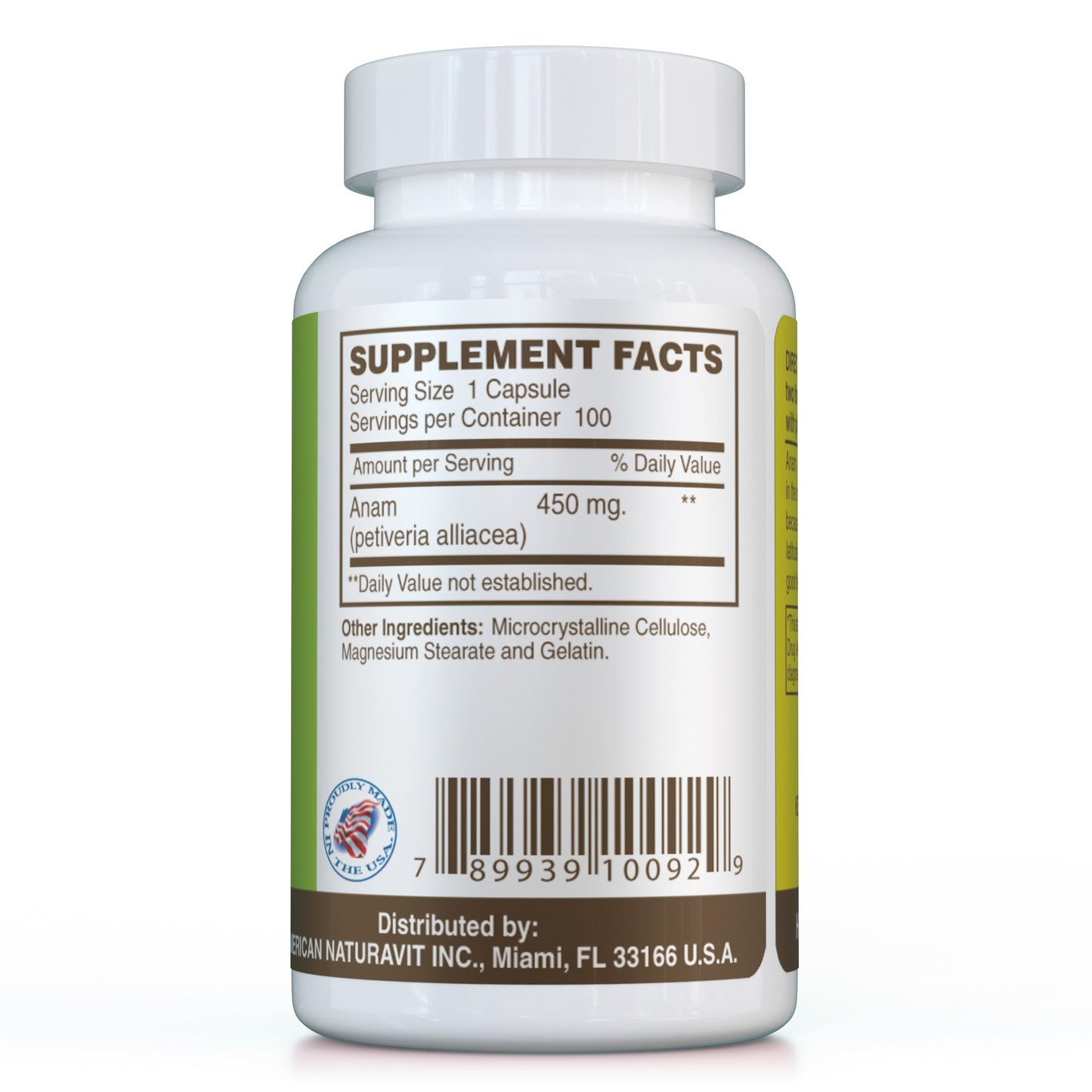 Anamu 450mg 100 Capsules