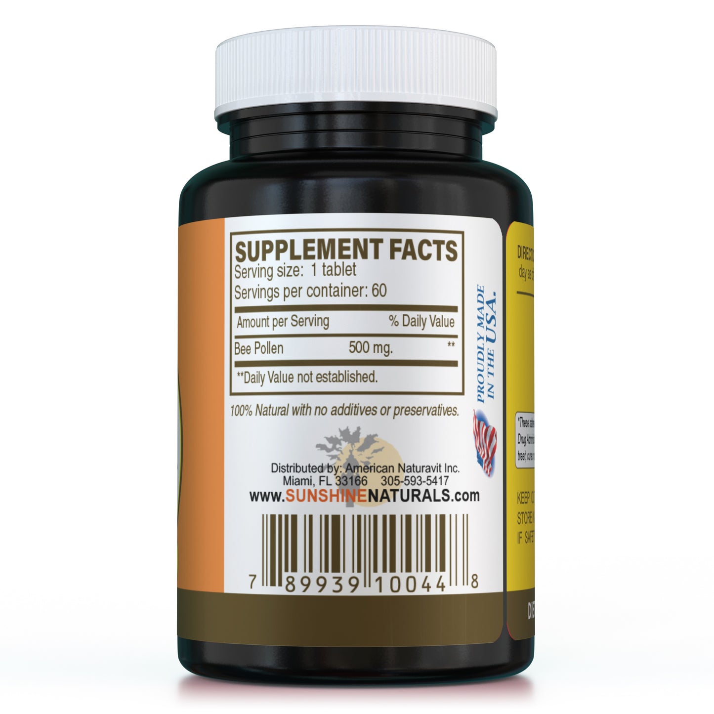 Bee Pollen 60 chewable tablets