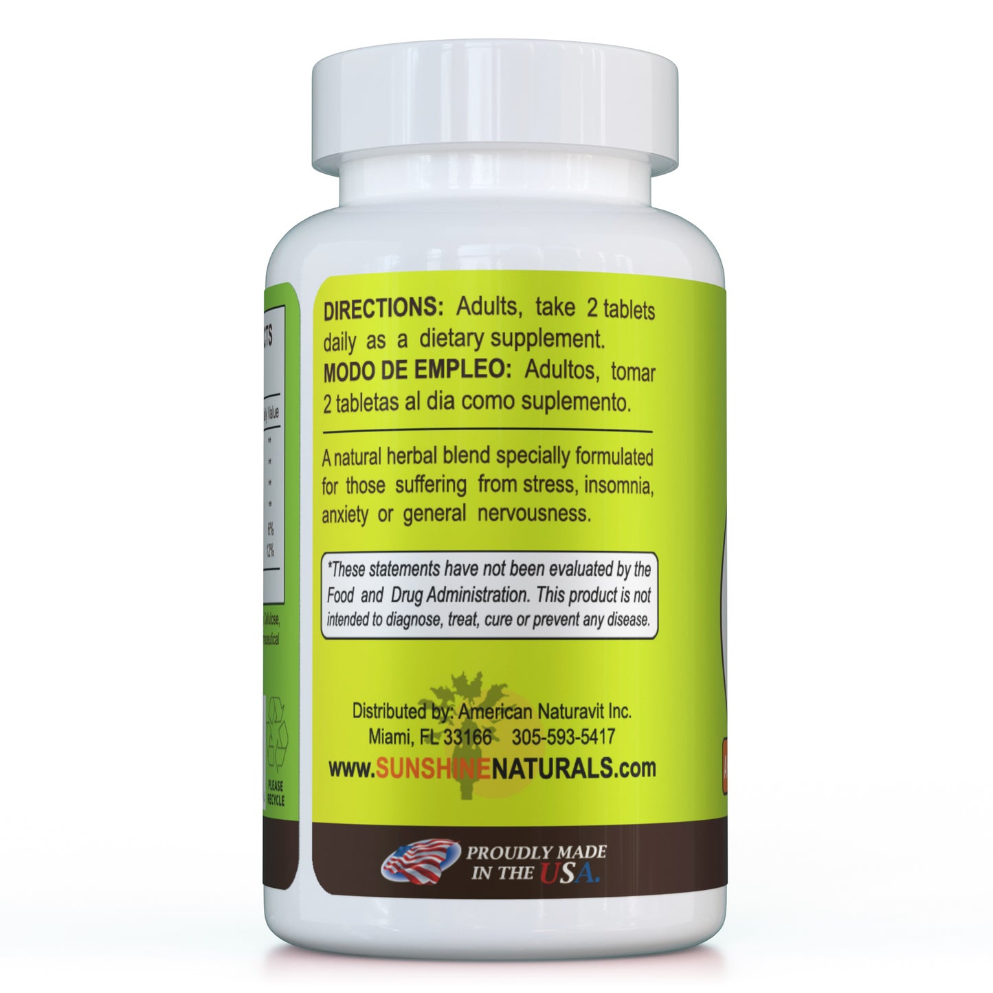 Calm Aid 500mg 100 Tablets