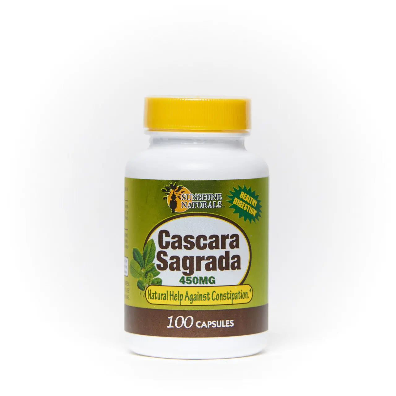 Cascara Sagrada 450mg 100 Capsules Sunshinenaturals