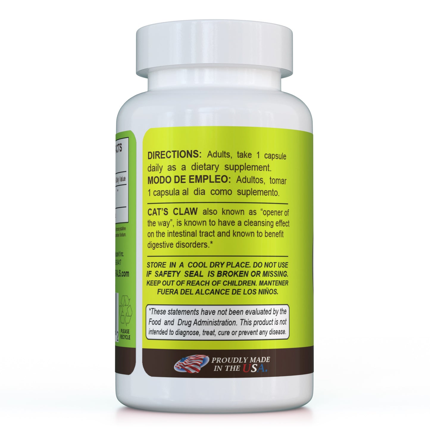 Cats Claw Root 350mg 60 Capsules