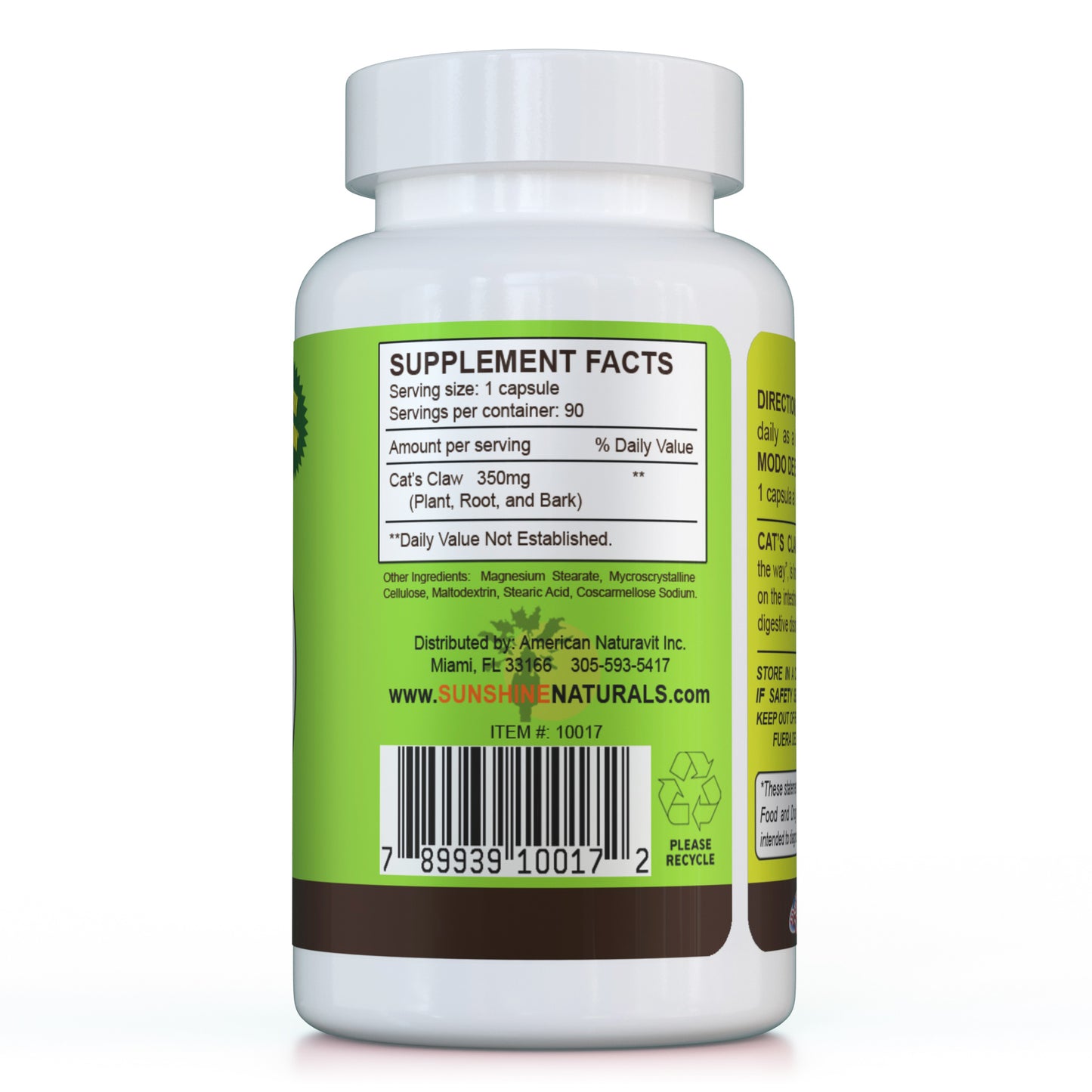 Cats Claw Root 350mg 60 Capsules
