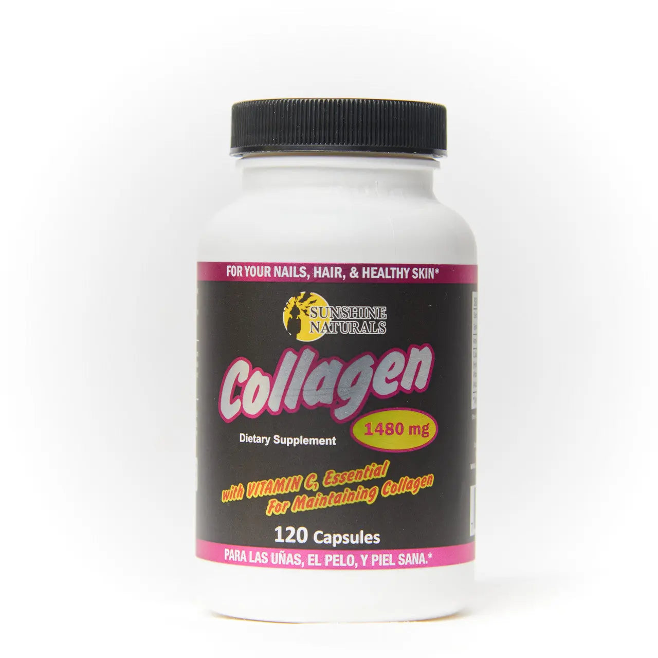 Collagen Plus Vitamin C 120 Capsules Sunshinenaturals