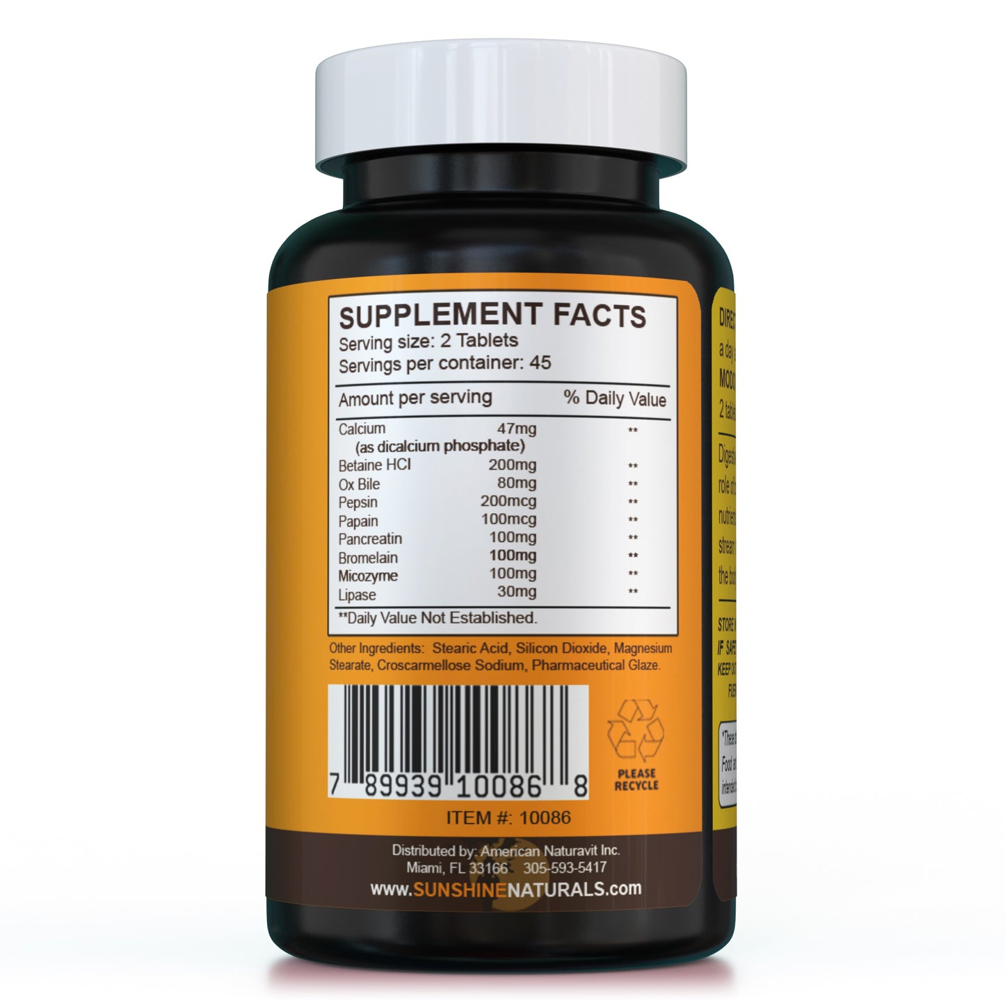 Digestive Enzymes 90 Tablets