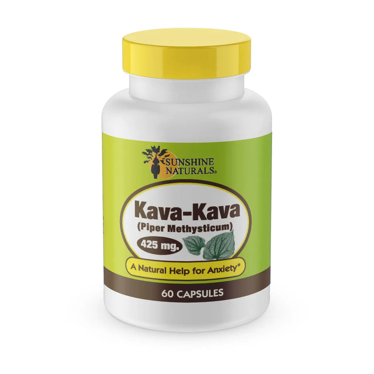 Kava Kava 425mg 60 Capsules Sunshinenaturals