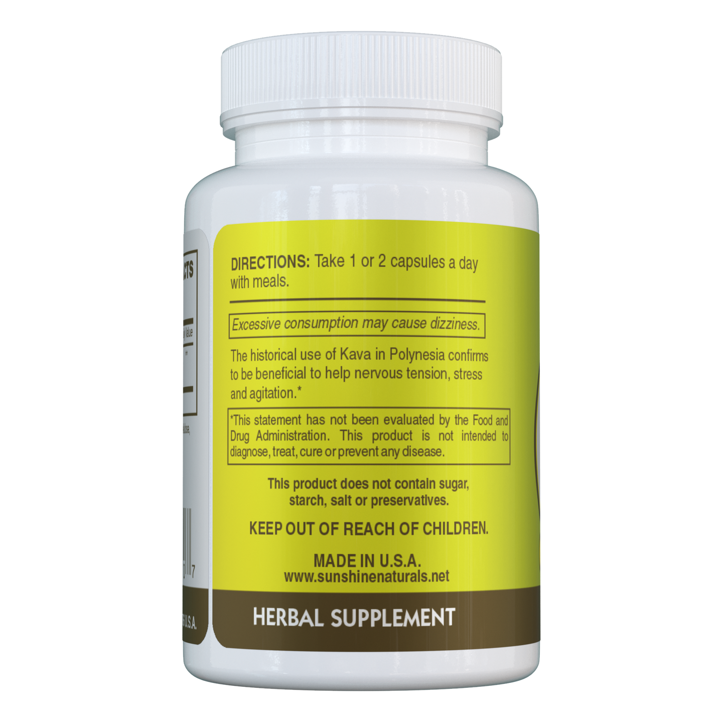 Kava Kava 425mg 60 Capsules