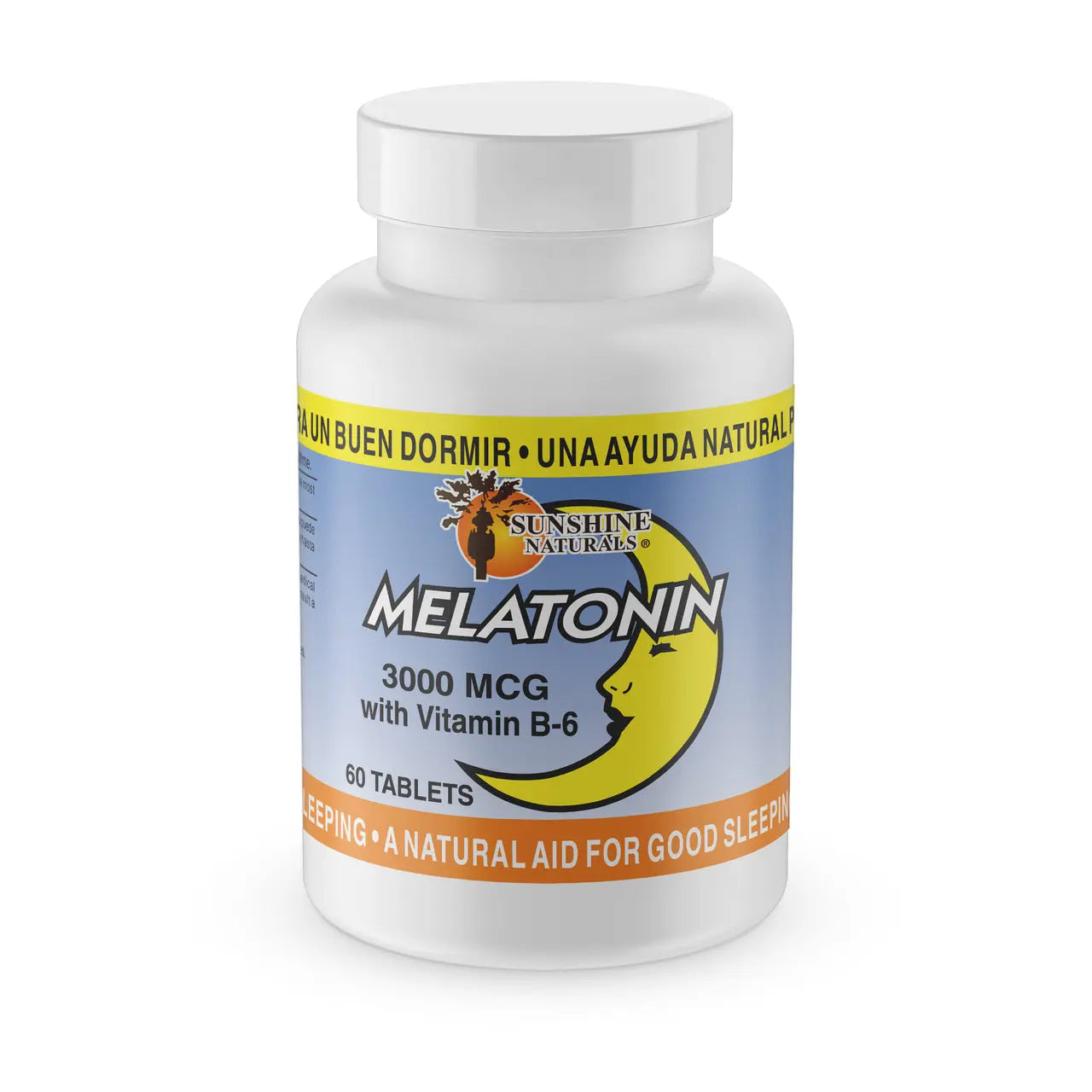 Melatonin 3000mcg 60 Tablets Sunshinenaturals