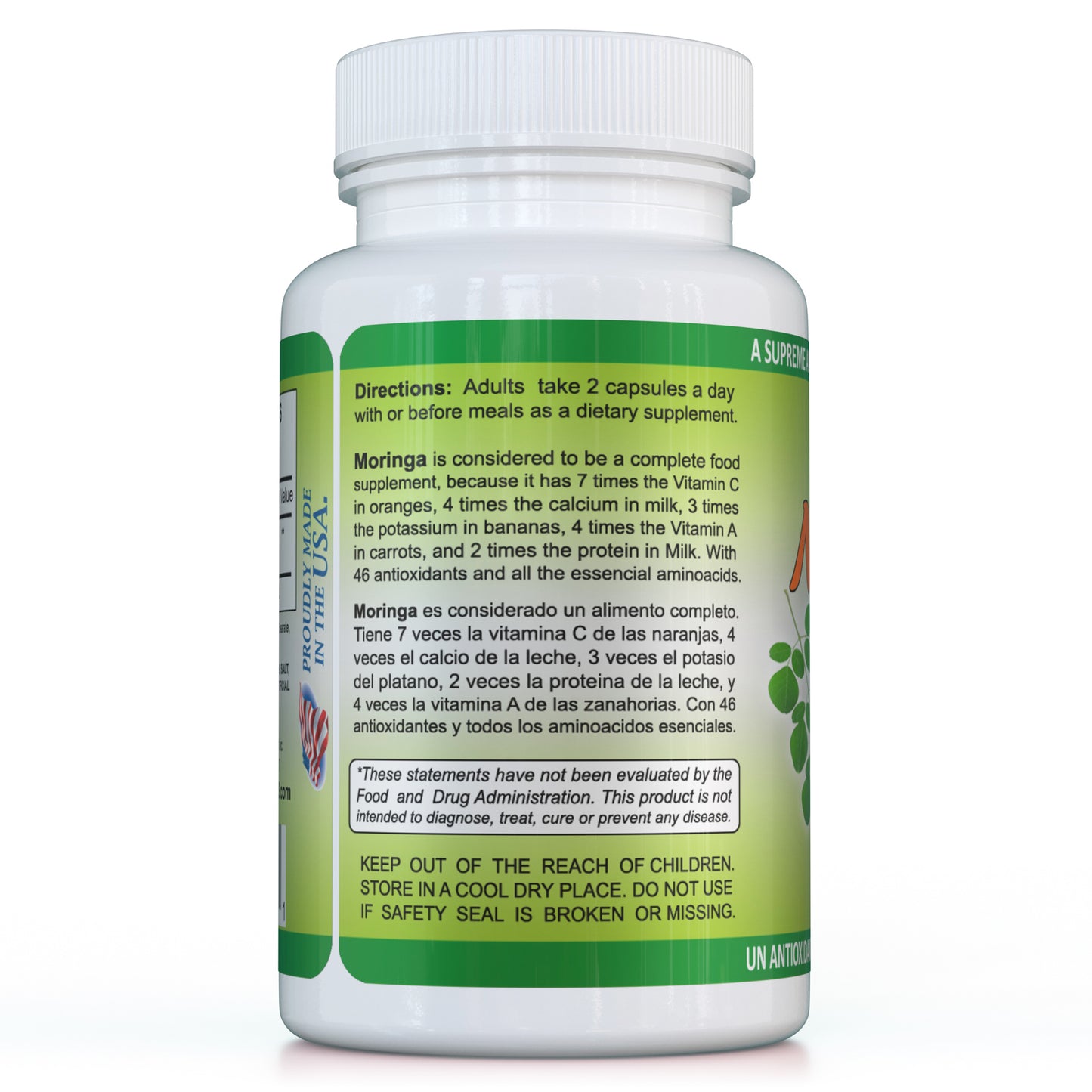 Moringa 800mg 120 Capsules