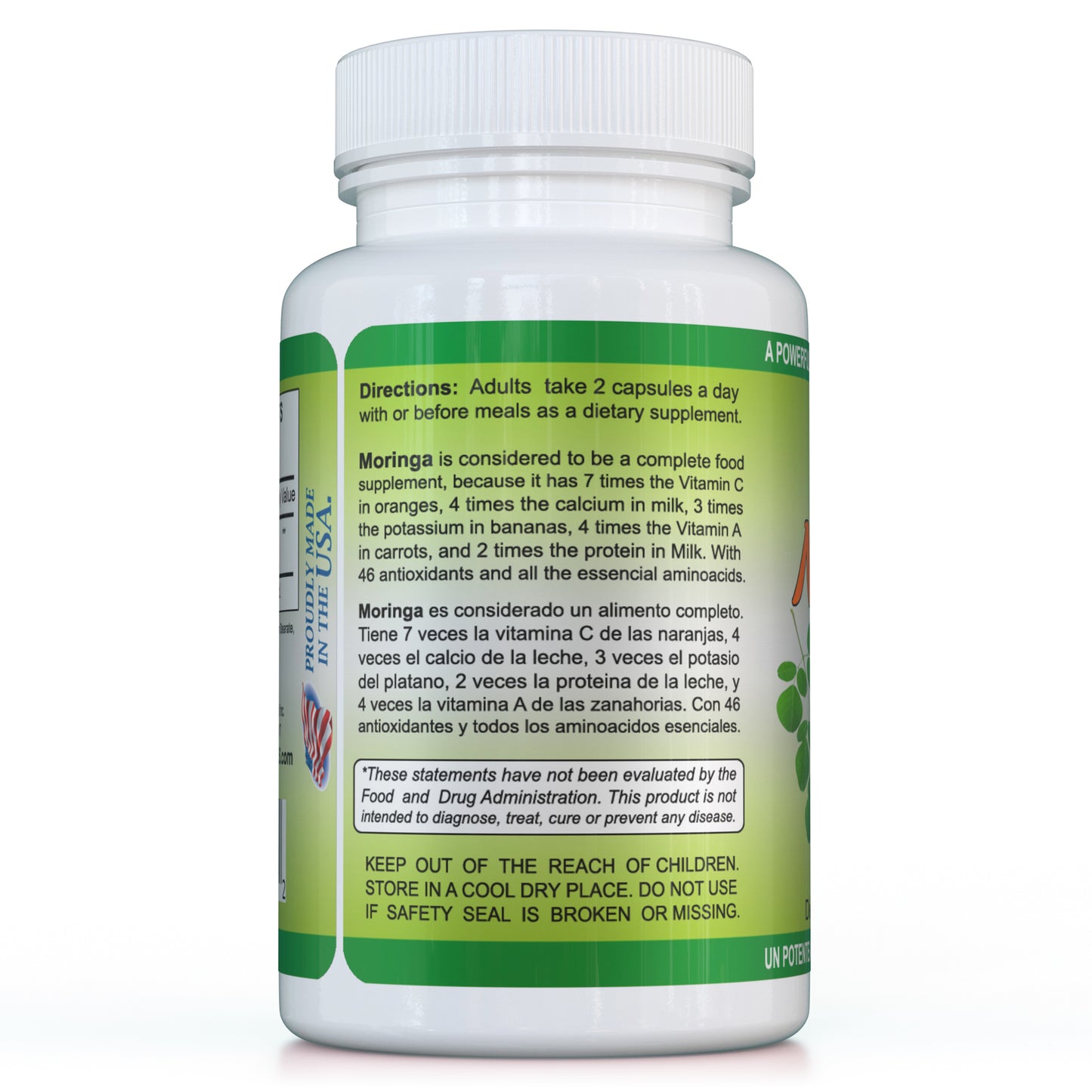 Moringa 800mg 60 Capsules