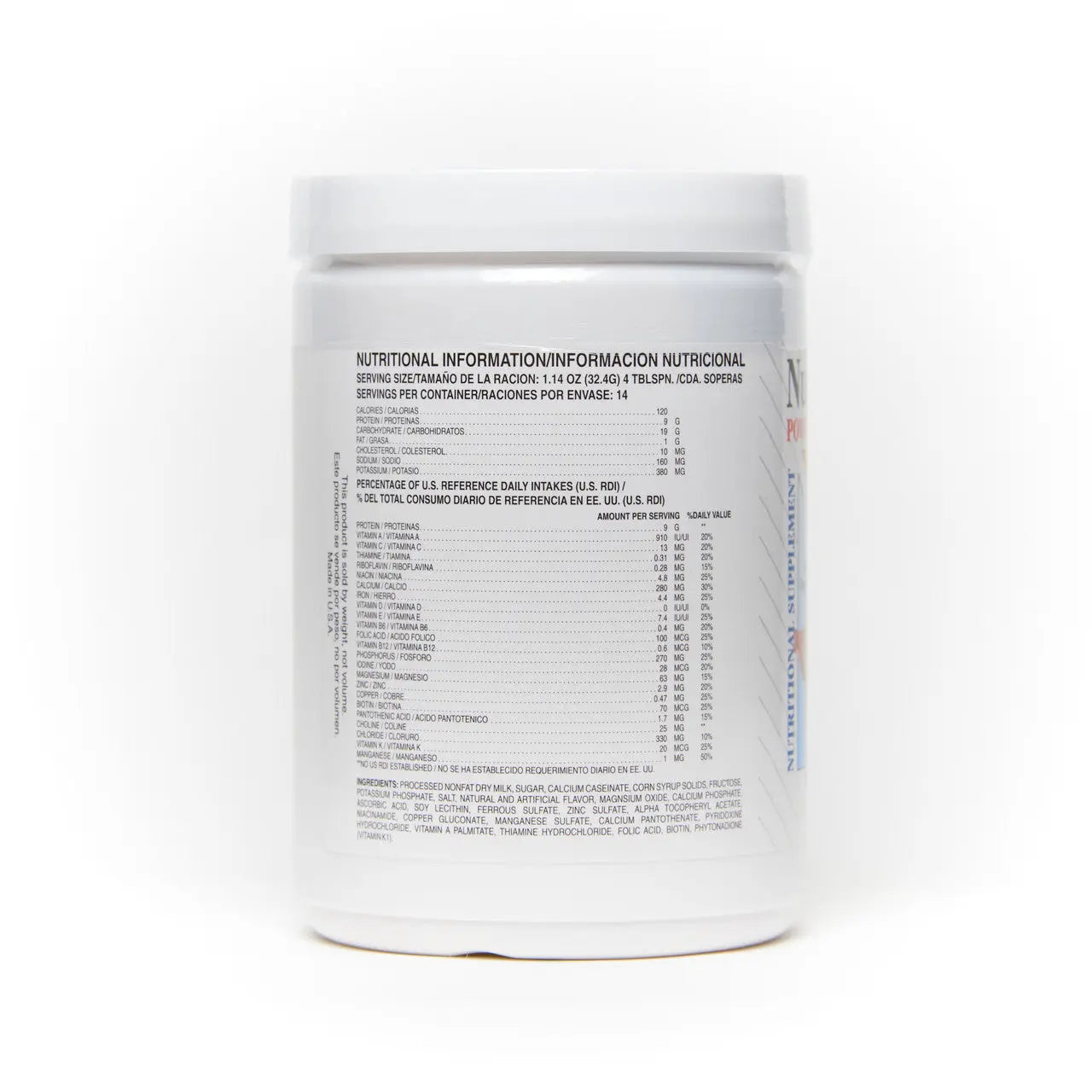 Nutritiv-Ten Powder 16 Ounces Chocolate Sunshinenaturals