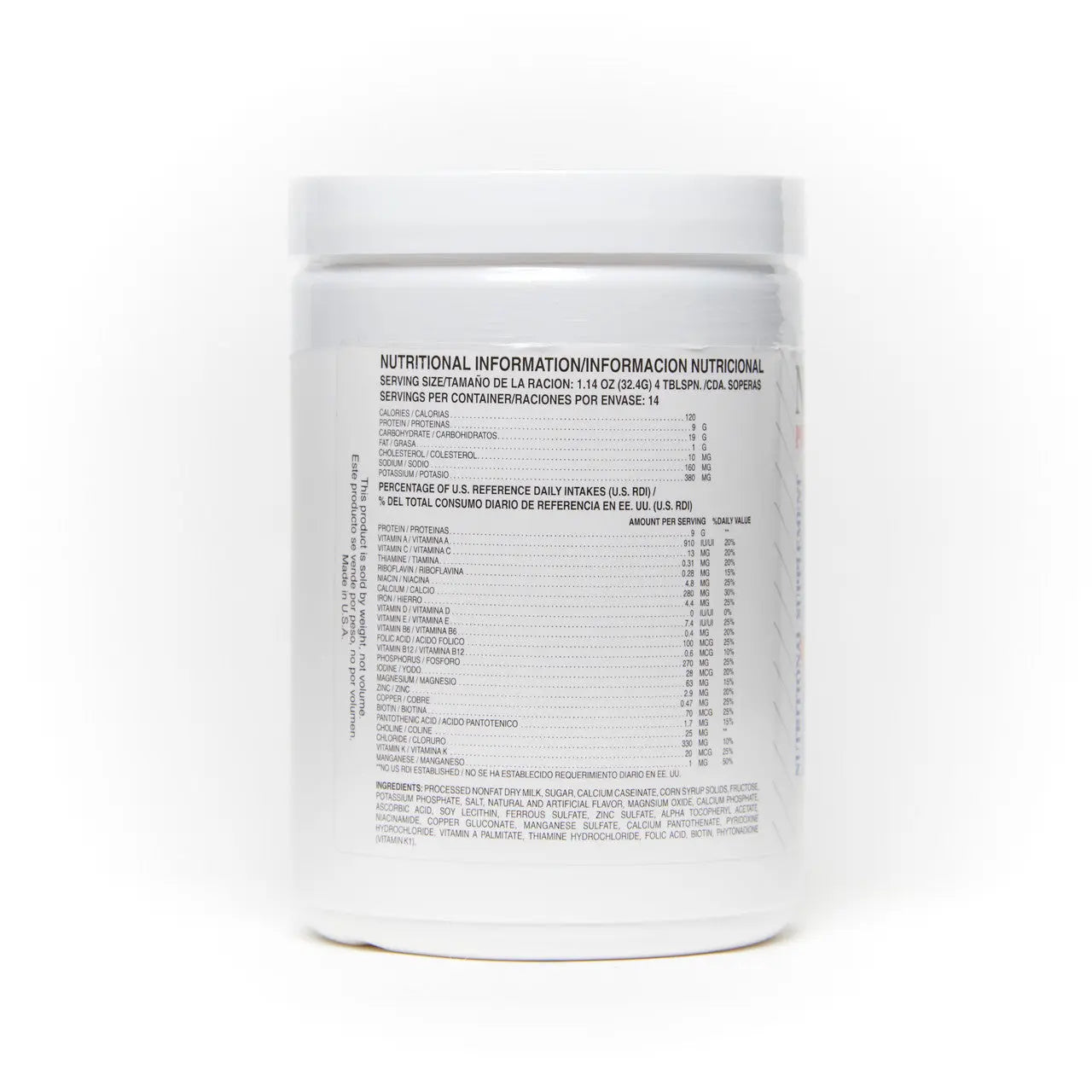 Nutritiv-Ten Powder 16 Ounces Strawberry Sunshinenaturals