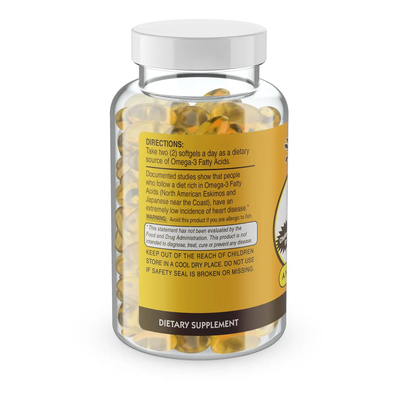 Omega 3 Fish oil 2000mg 120 Softgels Sunshinenaturals