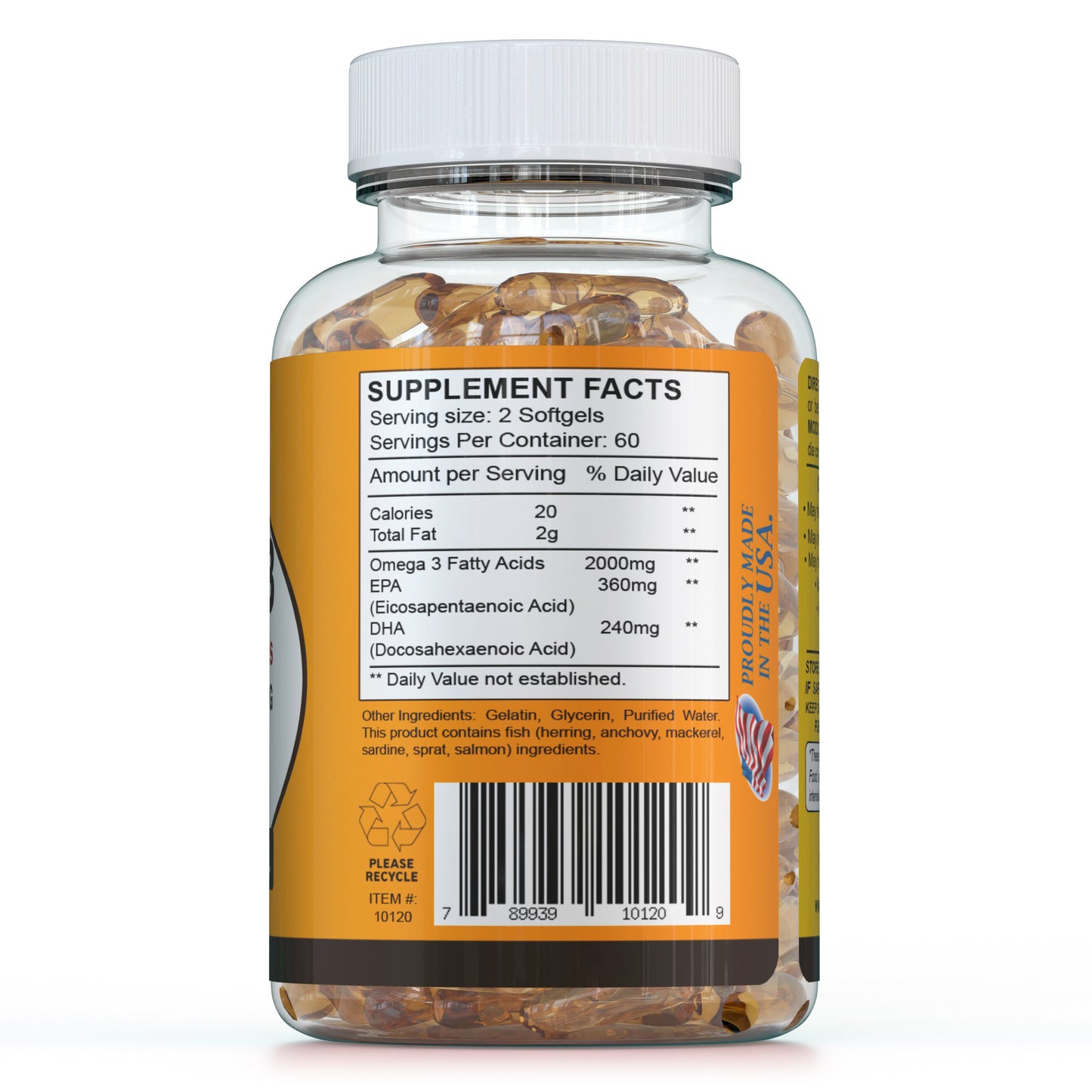 Omega 3 Fish oil 2000mg 120 Softgels