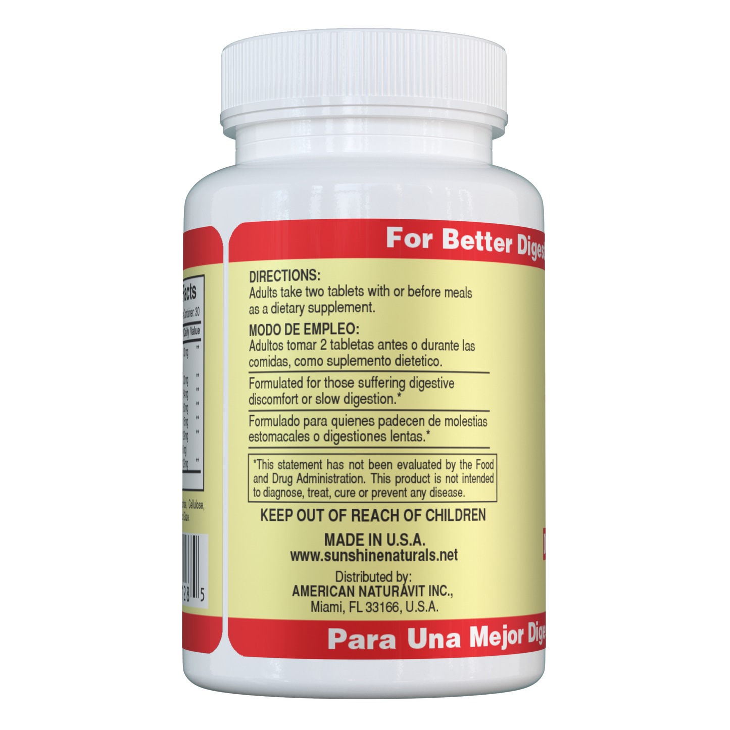 Super Digestives with Ox Bile (Super Digestivas) 30 Tablets