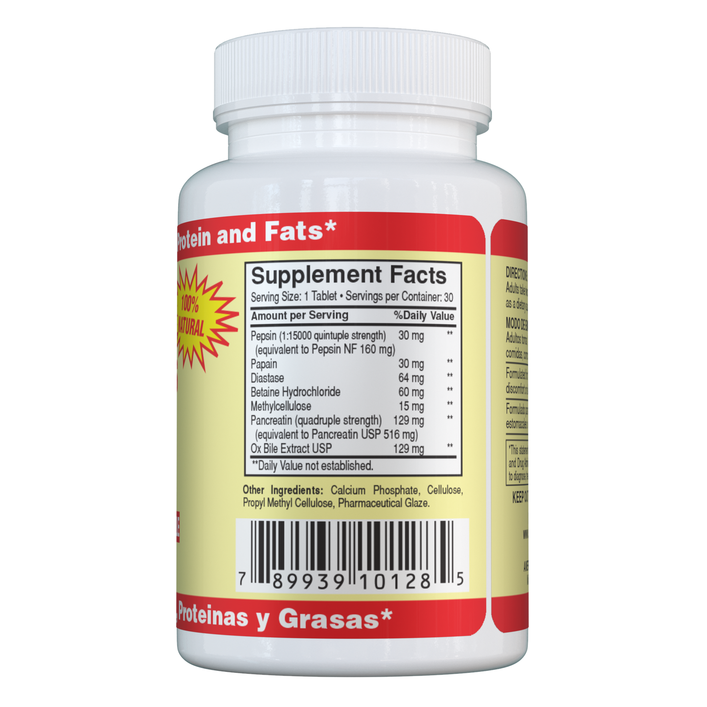 Super Digestives with Ox Bile (Super Digestivas) 30 Tablets