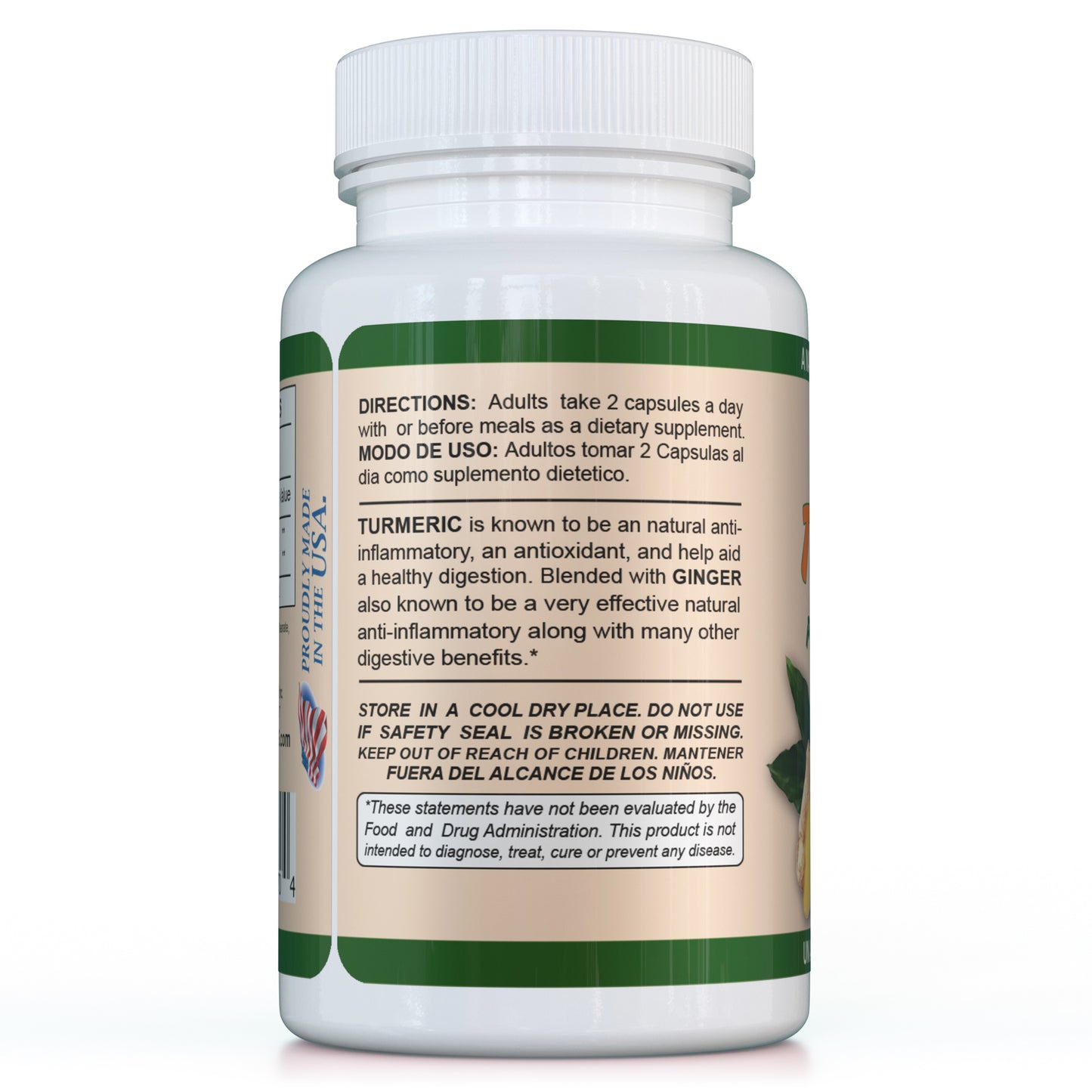 Turmeric Curcuma plus Ginger 90 Capsules