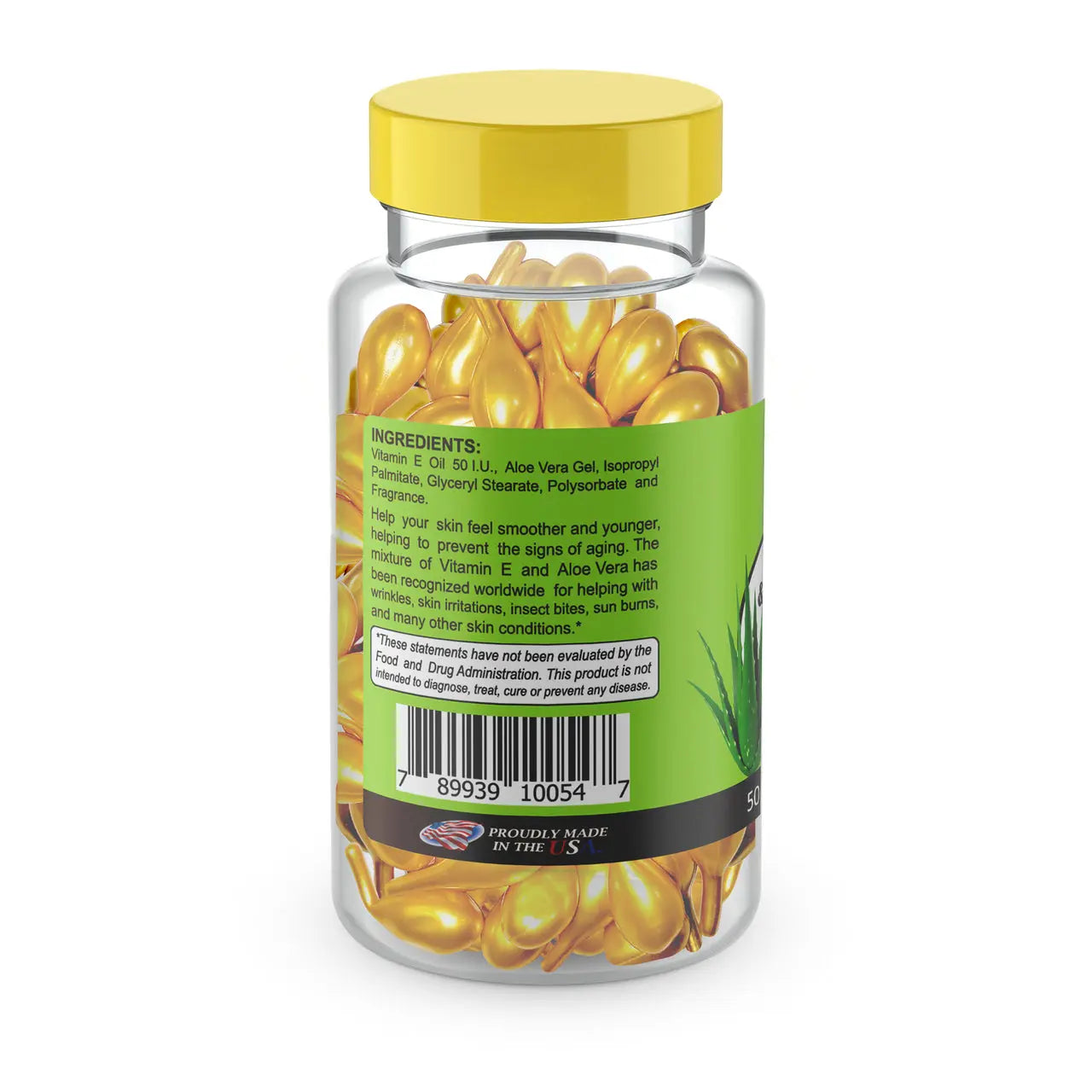 Vitamin E & Aloe Vera 50 breakable ampoules Sunshinenaturals