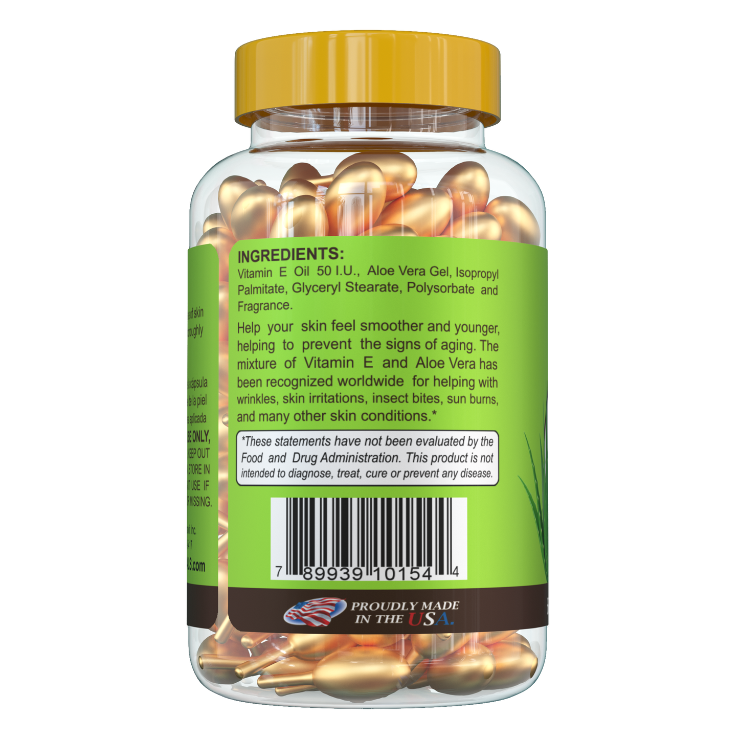 Vitamin E & Aloe Vera 60 breakable ampoules