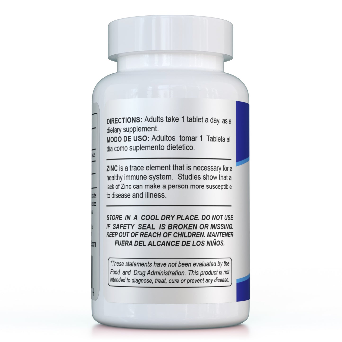 Zinc Gluconate 100mg 120 Tablets