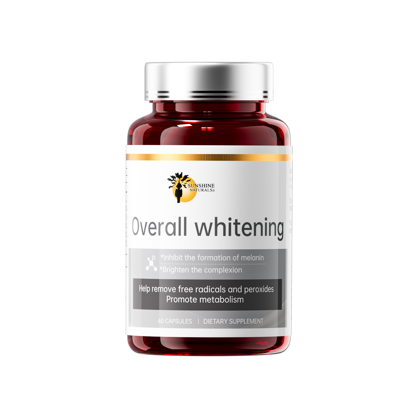 Overall Whitening, Promote Metabolism, 60 Capsules