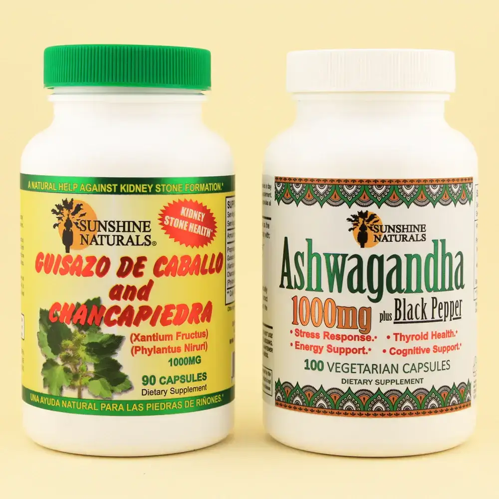 Special Formulas, Guisazo De Caballo and Chancapiedra, Ashwagandha