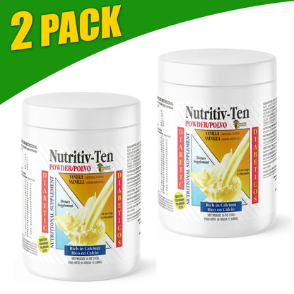 Nutritiv-Ten Powder 16 Ounces Vanilla DIABETIC