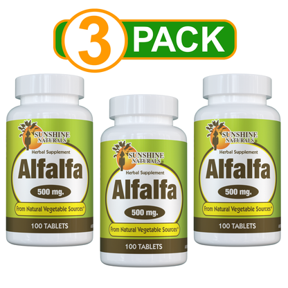 Alfalfa 500mg 100 Tablets