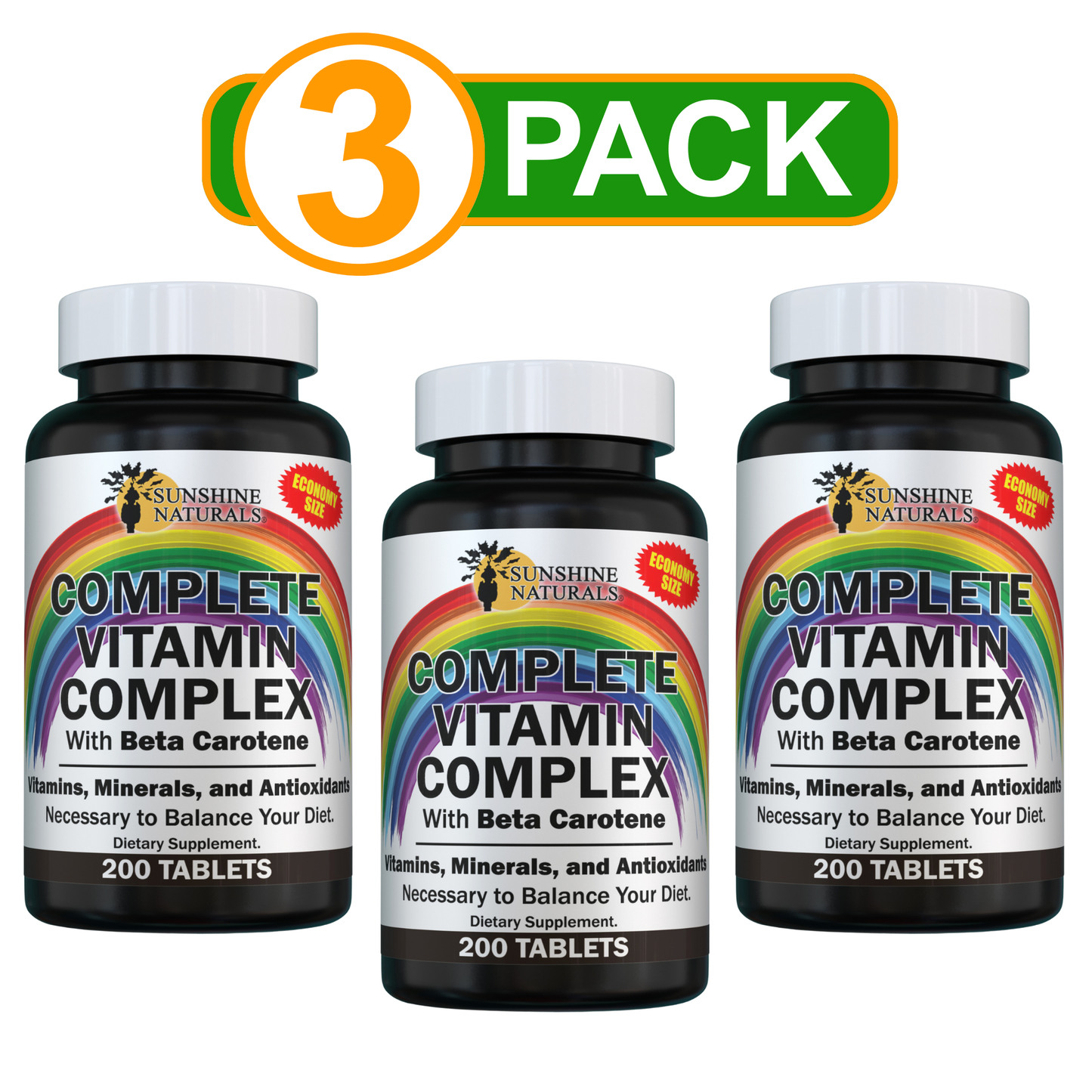 Complete Vitamin Complex 200 Tablets