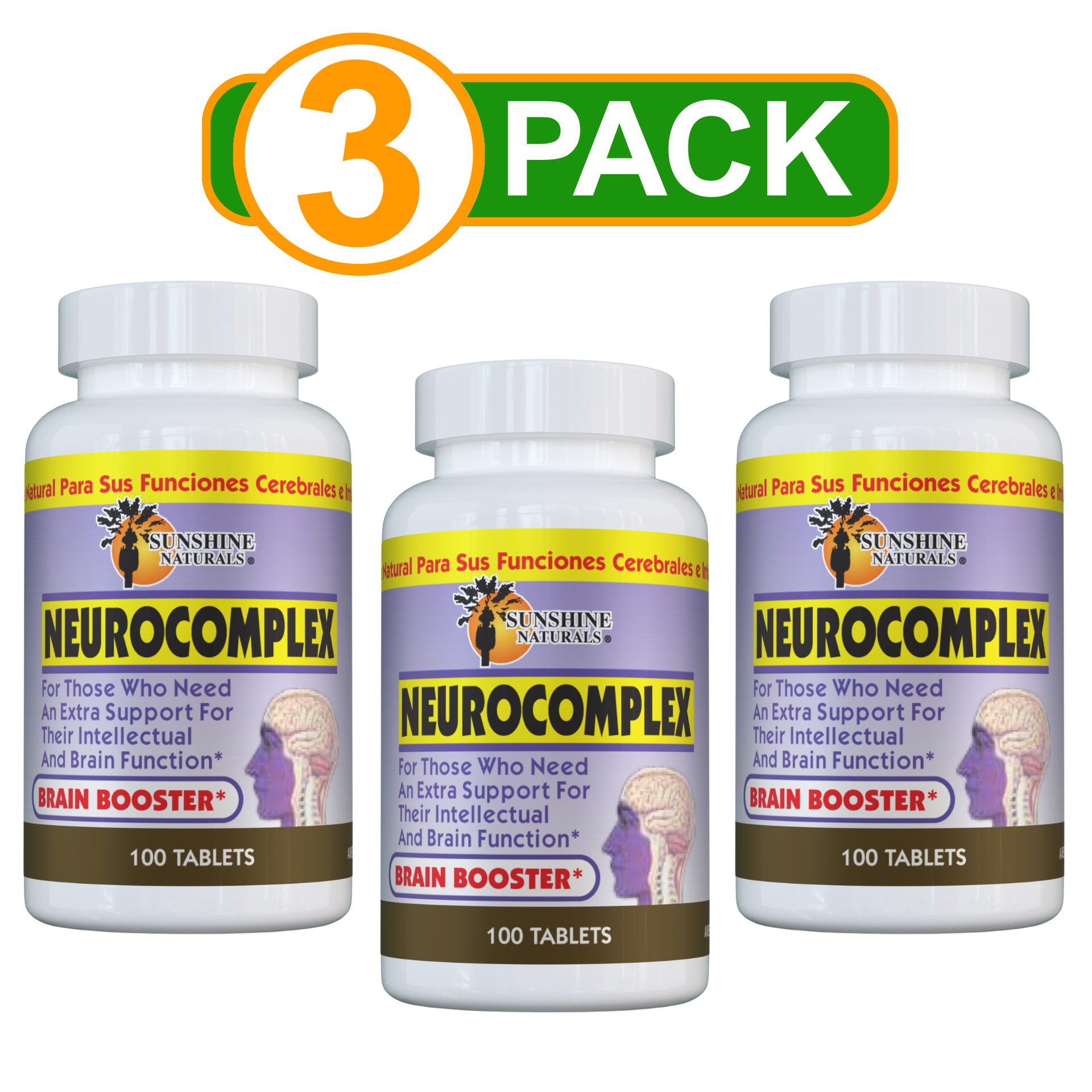 Neuro - complex - 100 Tablets - Sunshine Naturals