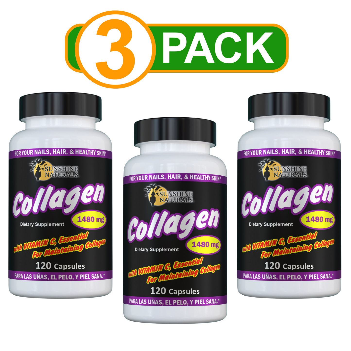 Collagen Plus Vitamin C 120 Capsules