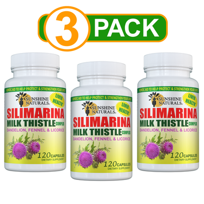 Milk Thistle 600mg 120 Capsules