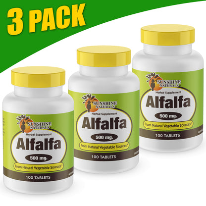 Alfalfa 500mg 100 Tablets