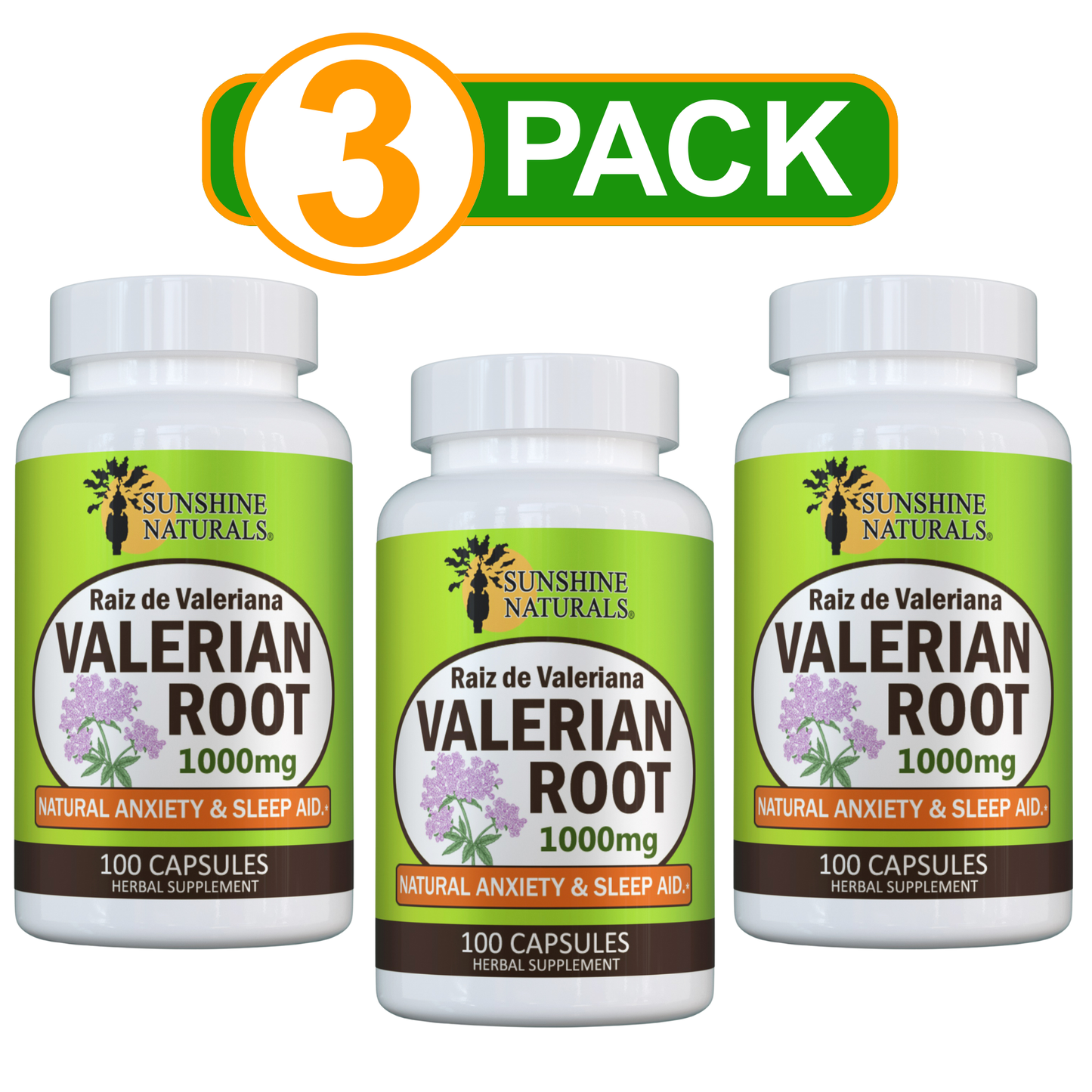 Valerian Root 1000mg 100 Capsules