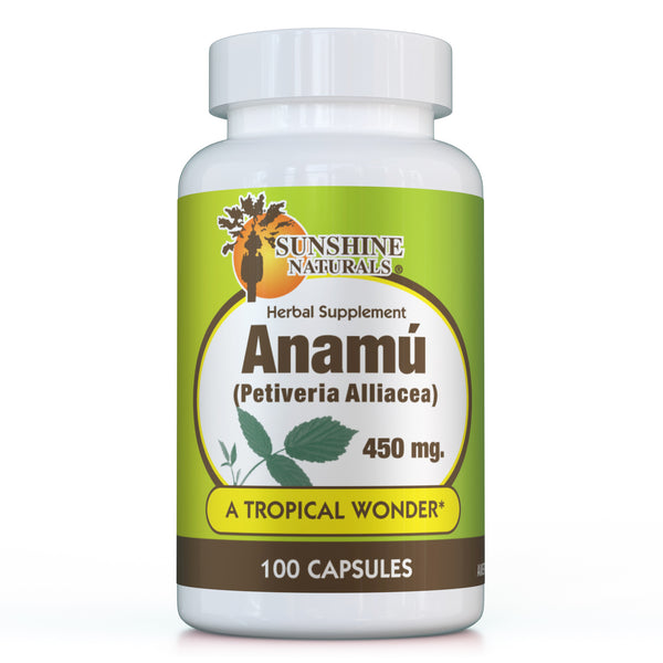 Organic Anamu (Guinea Hen Weed) Capsules 1250mg - 360 Capsules, Sugar & Circulatory Support, Natural Herbal Supplement