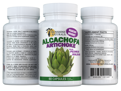 Artichoke (Alcachofa) Plus Boldus 60 Capsules