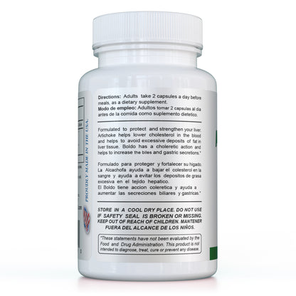 Artichoke (Alcachofa) Plus Boldus 60 Capsules