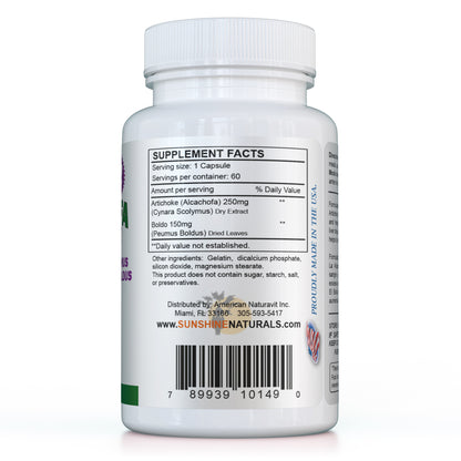 Artichoke (Alcachofa) Plus Boldus 60 Capsules