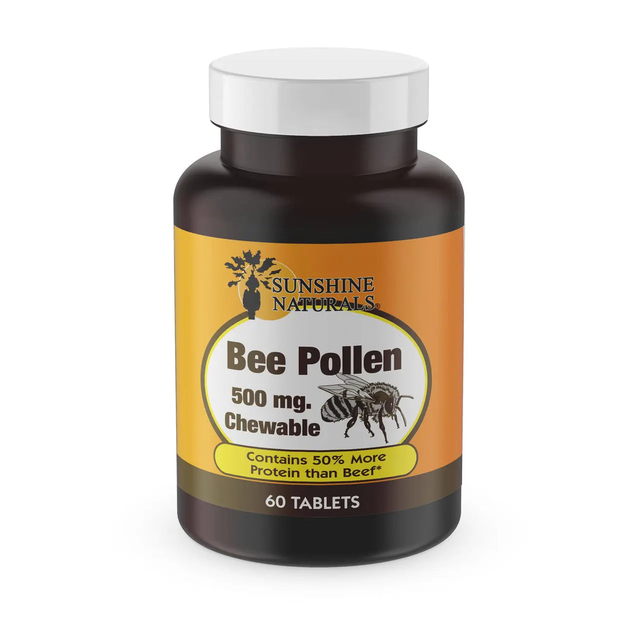Bee Pollen 60 chewable tablets Sunshinenaturals