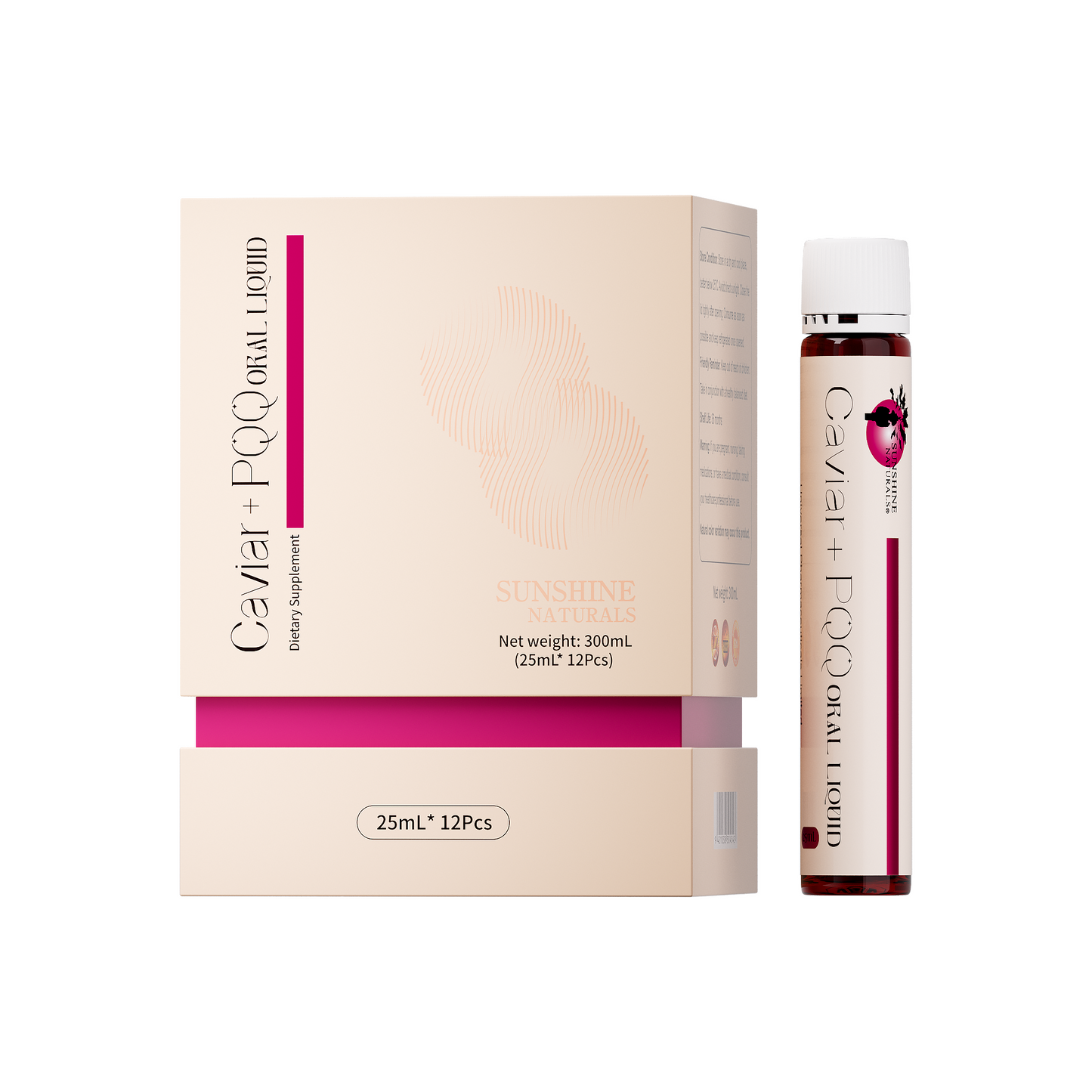 Caviar plus PQQ Oral Liquid 25ml, 12 pcs